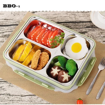 

Portable Large Japanese Bento Lunch Boxs Set 1.8L Thermal Lunch Boxs For Adults Picnic Food Container For Food Storage 4/5-Grids