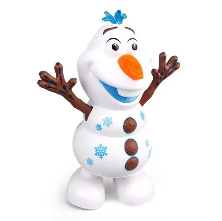 Экшн фигурки Olaf из фильма электрическая кукла музыкальный светильник ручная