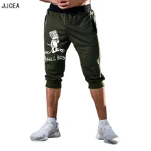Новинка летние мужские повседневные спортивные штаны шорты 3/4 брюки короткая одежда для фитнеса и бодибилдинга мужские летние хлопчатобумажные шорты брюки