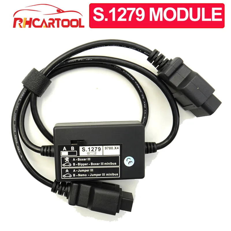 VDIAGTIOOL New Arrival S.1279 Module For Lexia3 PP2000 Citroen Diagnostic Connector S1279 For New Cars Boxer Jumper III - Color: S.1279 Module