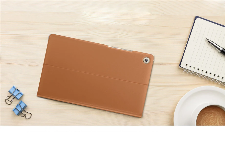 Premium Leather Smart View Kickstand Flip Case - Official Original Tablet Cover