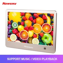 Роскошная металлическая цифровая фоторамка " 1024*768 HD экран 720P U диск SD MP3 музыкальный плеер Будильник альбом фотографии видео дисплей