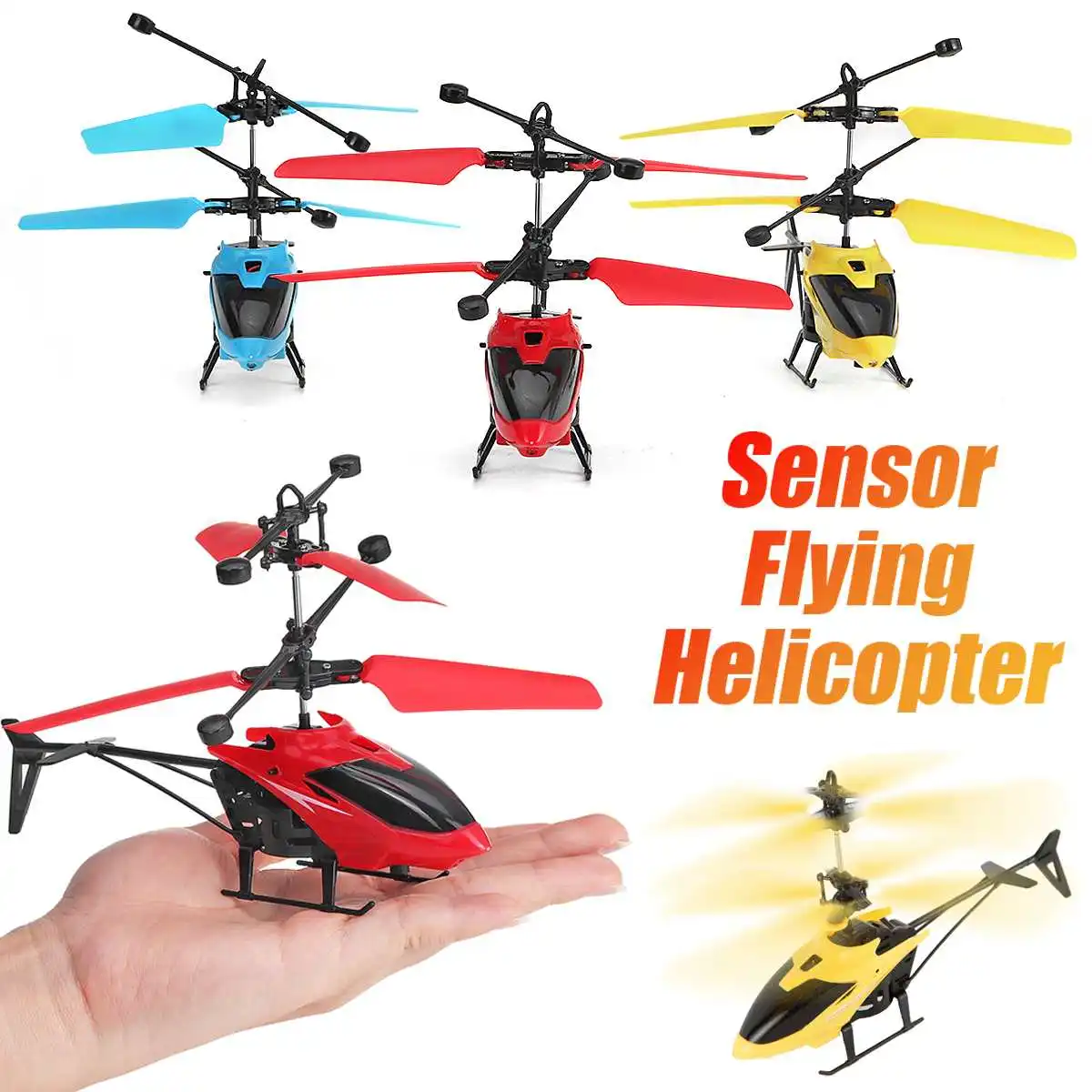 

Mini Remote Control Helicopter Toy Fashionable Infrared Sensor Kids Toys with Light Children's Rechargeable Hovercraft Toy