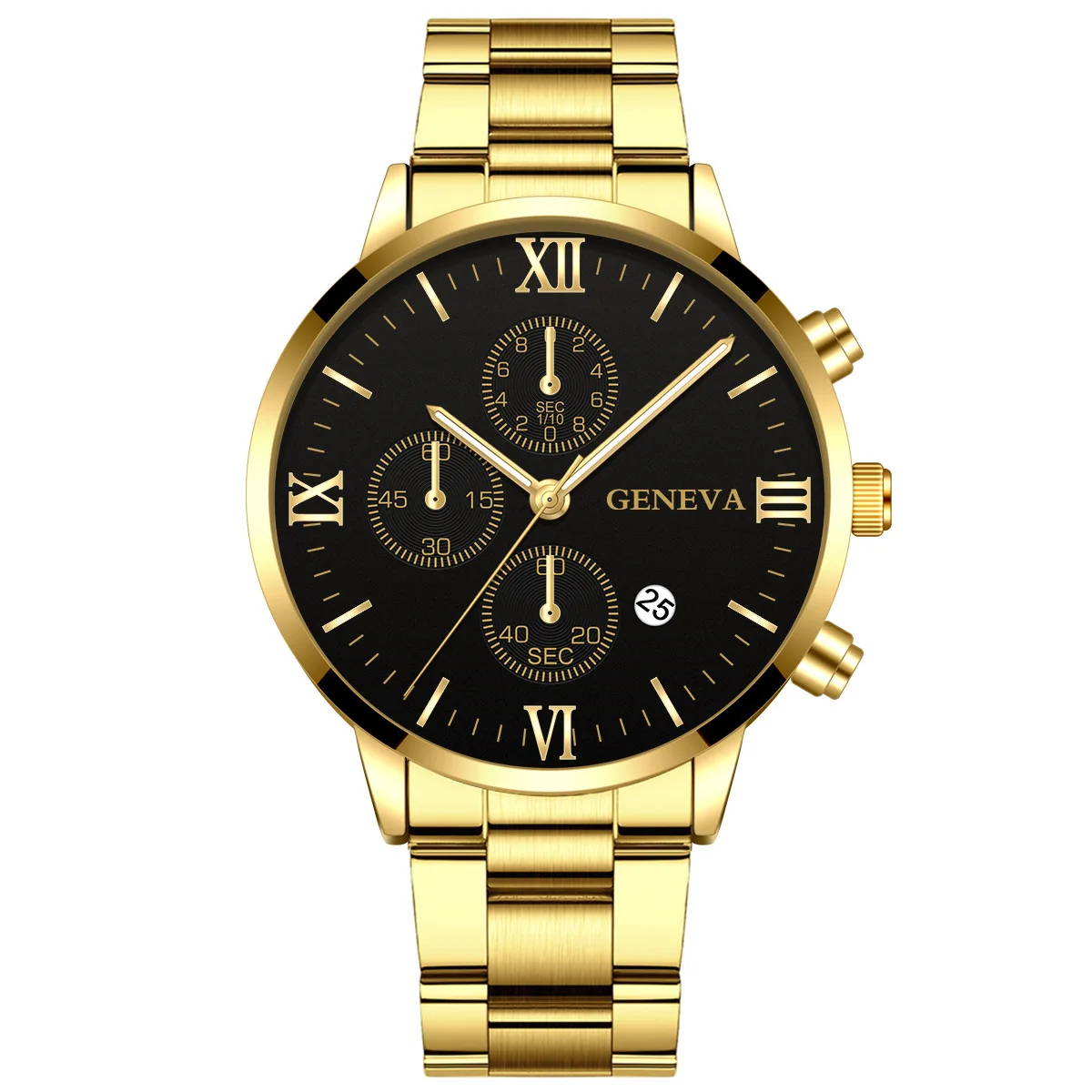 2021 Black Gold Watch Men Luxury Creative Steel Business Man Watches Female Waterproof Sport Watch Relogio Masculino