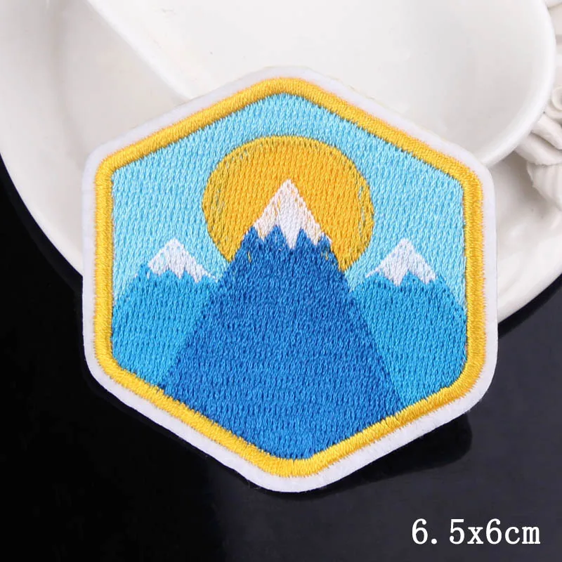 PE4524CT Нашивка для кемпинга в пустыне, нашивка для одежды, нашивка для одежды, пошив одежды, аксессуары для одежды - Цвет: PE4524CT
