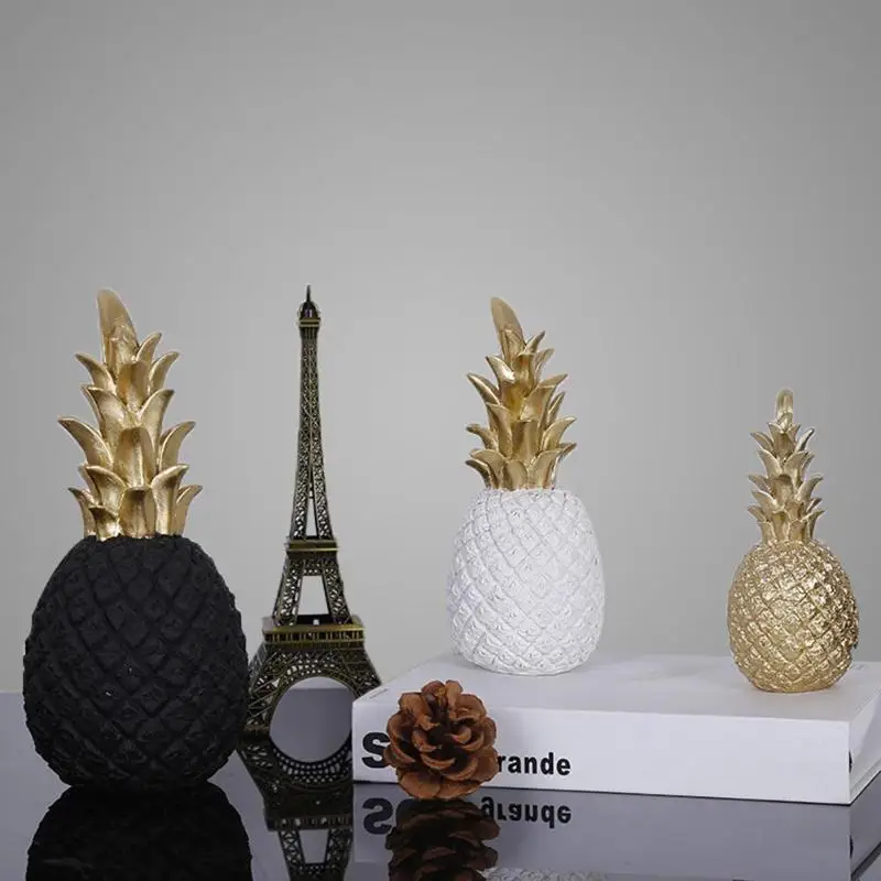 Resin Gold Pineapple Home Décor 4