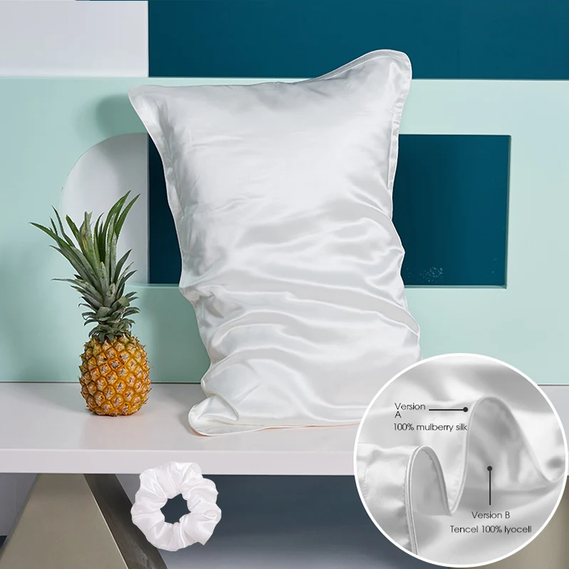 DISANGNI Luxurious Silk & Lyocell Blend Pillowcase for Hair and Skin - Premium Comfort and Breathability