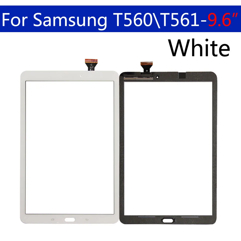 9," для samsung Galaxy Tab E 9,6 SM-T560 SM-T561 T560 T561 сенсорный экран дигитайзер панель Стекло Объектив ЖК-дисплей передний сенсор Замена