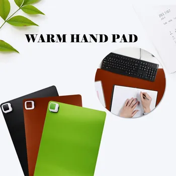 

220V US Plug Waterproof Office Desk Electric Heating Pad Black Green Brown Heated Table Mouse Desk Keyboard Mat Warmer