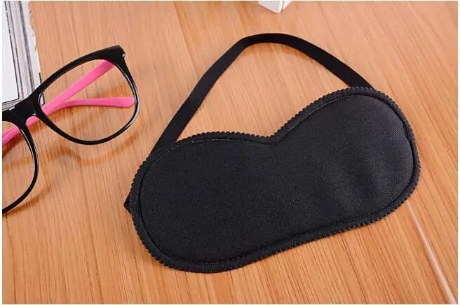 

Black And White with Pattern Shading Aviation Eye Patch Game Training Travel Eyeshade Sleep Beauty Eye Patch Wordless Fabric Eye