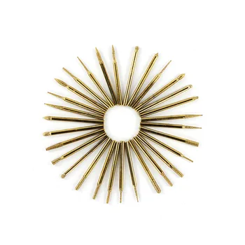 

30pcs Titanium-plated Silicon Carbide Grinding Needle Set Mini Electric Grinder Drill Engraving Diamond Grinding Accessories