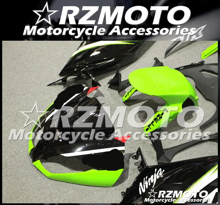 Мотоциклетный обтекатель abs Подходит для Kawasaki ZX6R 636 599 ZX-6R 2009 2010 2011 2012 корпусные детали пресс-форм Магазин № 0306