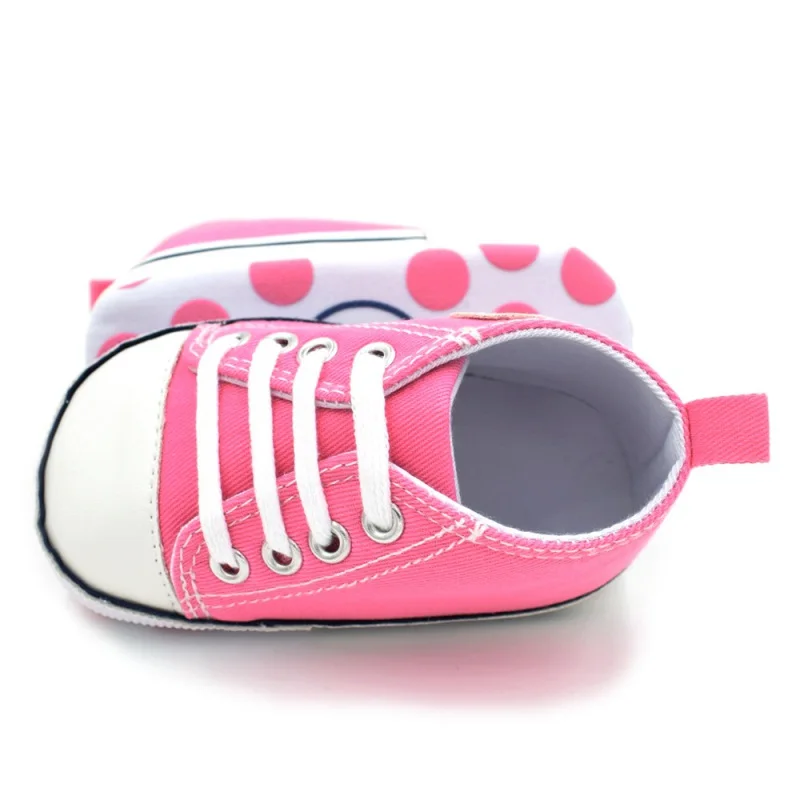 New Canvas Classic Sports Sneakers Newborn Baby Boys Girls First Walkers Shoes Infant Toddler Soft Sole Anti-slip Baby Shoes