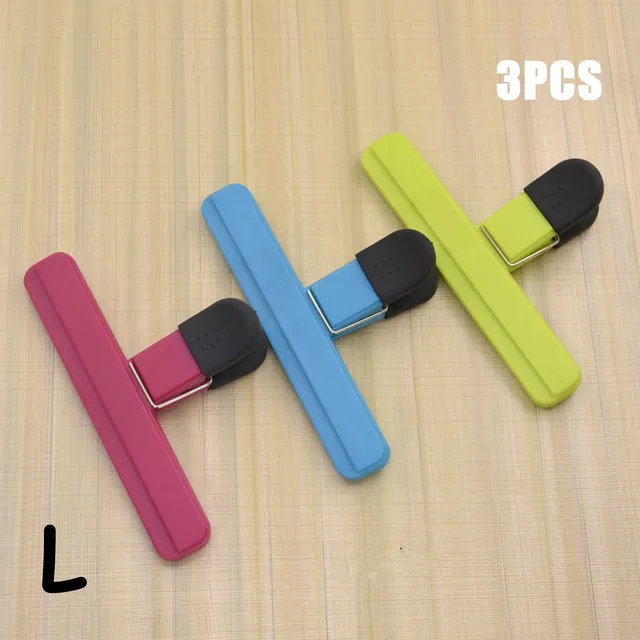 3 Db-Os Műanyag Élelmiszer-Tömítő Táska Klip Friss Nedvességálló Snack Burgonya Chips Képeslap Tömítés Háztartási Konyhai Eszközök - Image 3