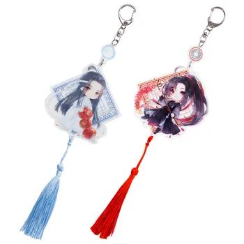 

Mo Dao Zu Shi Grandmaster of Demonic Cultivation Cosplay Animation Cartoon Acrylic Keychain Wei Wuxian Lan Wangji Pendant Tassel