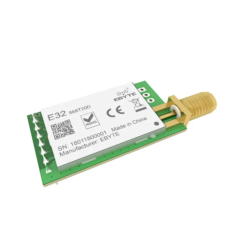 E32-868T20D Lora длинный диапазон UART SX1276 868 МГц 100 мВт антенна SMA IoT uhf Беспроводной приемопередатчик модуль термопередатчика