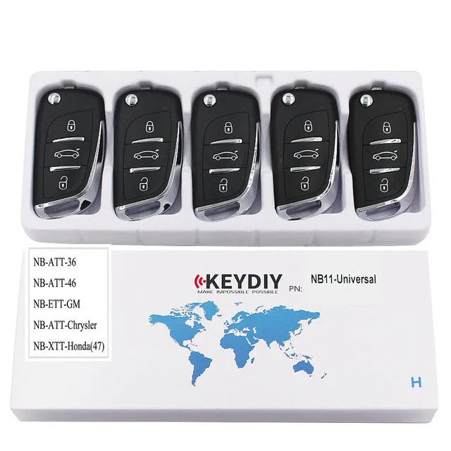 1 шт. для Citroen Peugeot стиль KEYDIY KD NB11 3 Remote кнопки NB Series универсальный