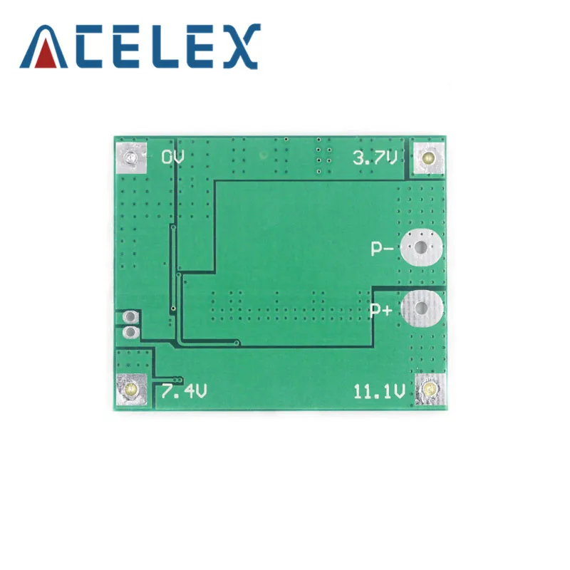 3S 25A Li Ion 18650 BMS PCM плата для защиты батареи с балансом литий ионного Lipo батарейного