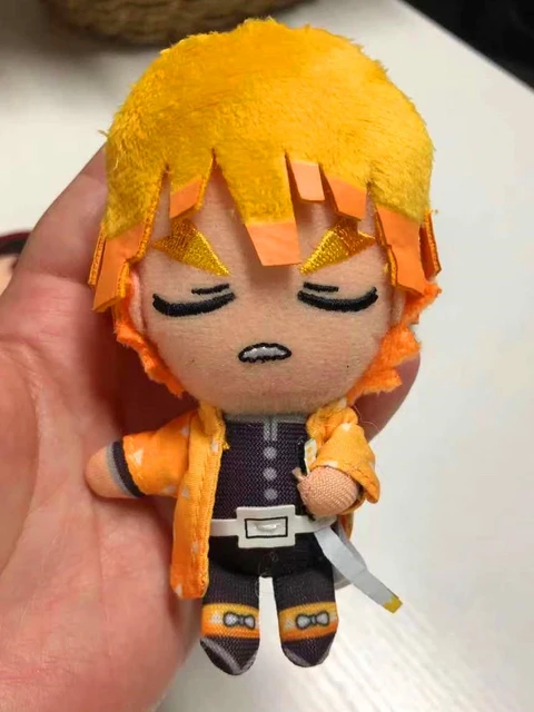 Anime Demon Slayer Kamado Tanjirou Hashibira Inosuke Pendant Keychain Doll  Stuffed Toy Soft Plush #8967 Children Christmas Gift