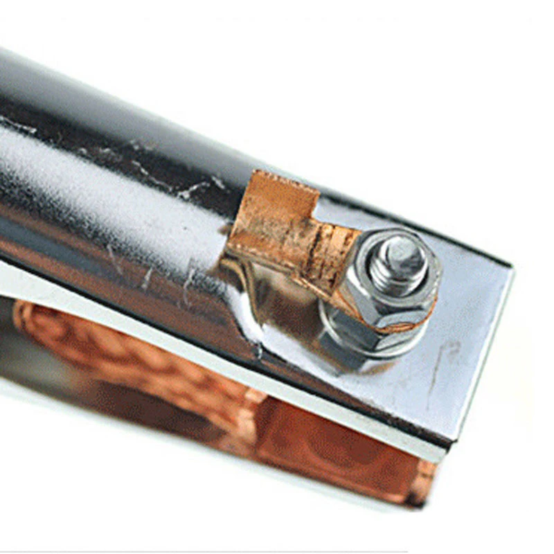 Electric Welding Machine Parts Earth Wire Clip 300A+500A 2pcs Set Copper Taping Welding Clip Elecrode Holders Ground Clamp