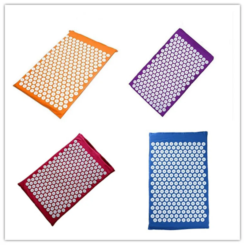 

Pain Relief and Muscle Relaxation Acupuncture Massage Mat Fitness Yoga Mat Massage Motion Pad Body Building Relieve Mat 7 Colors
