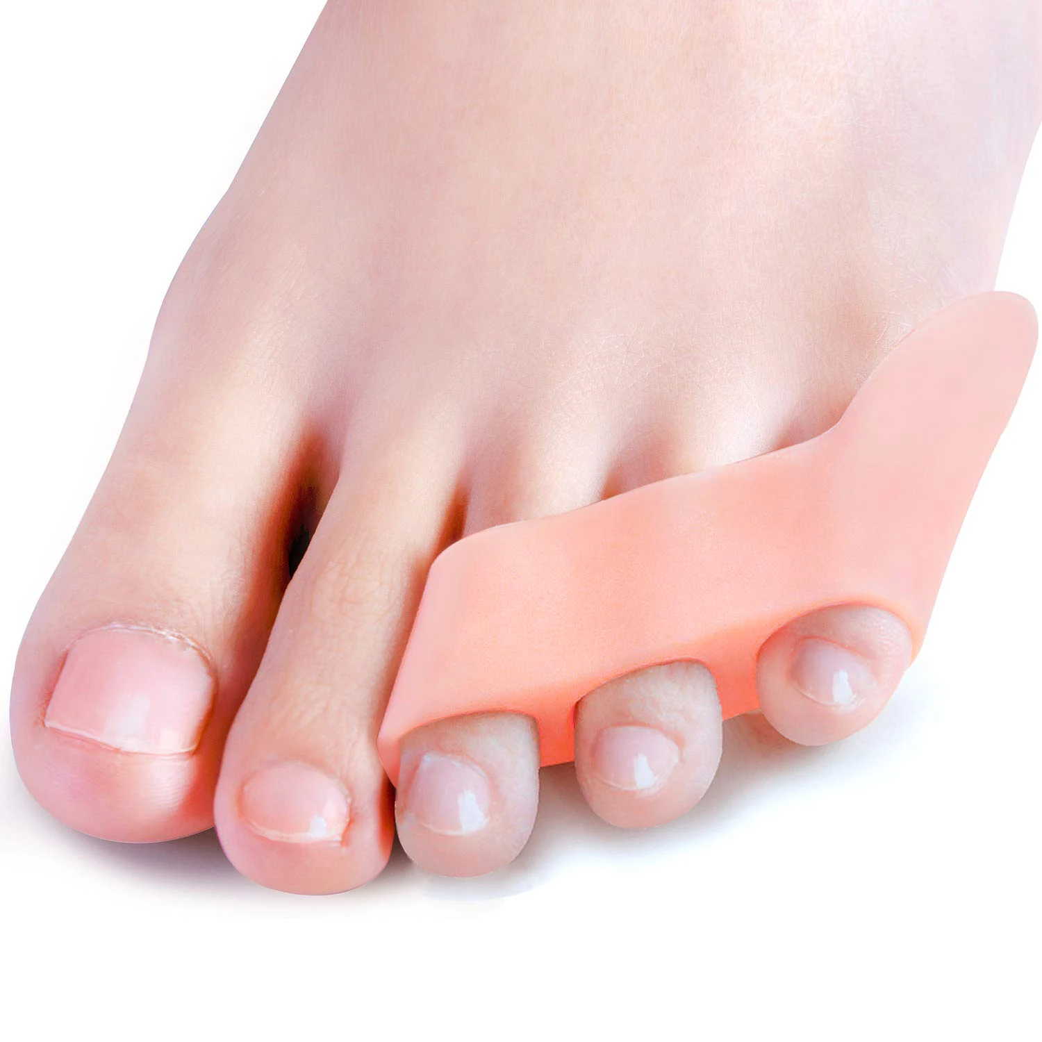 2pcs Silicone Soft Toe Separator & Protectors Triple Gel for Overlapping Toe Bunion Corrector Feet Pain Relief Foot Care C1552 obduktion pain chronicles 1 cd