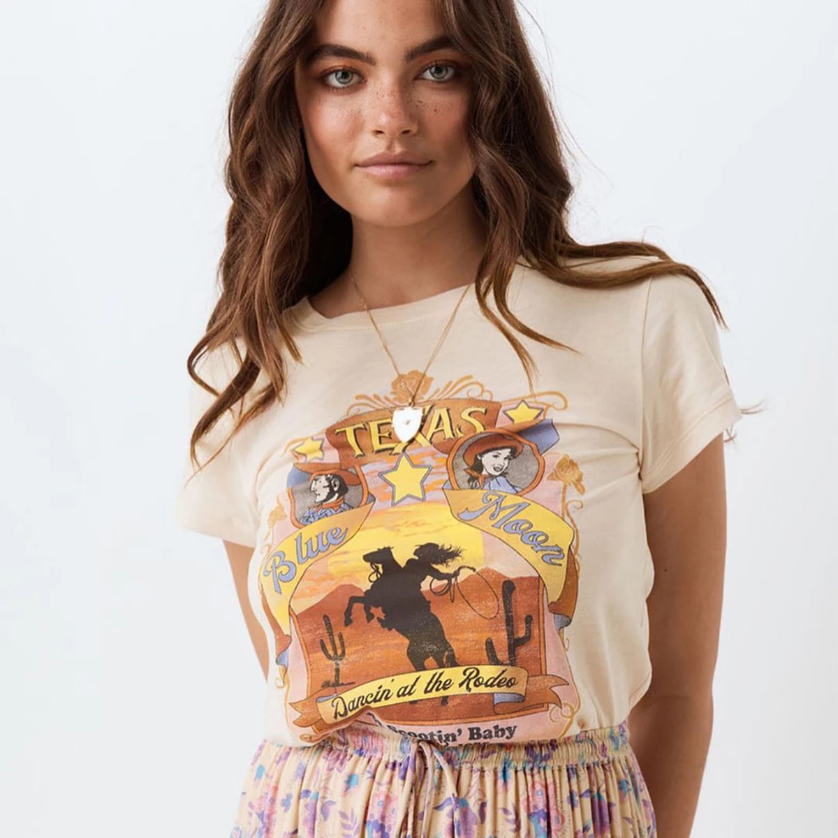 Boho Vintage T Shirts Women ZZ Band 