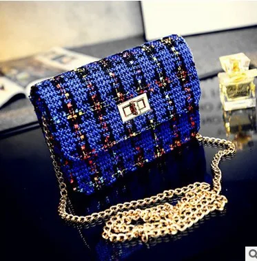 

Autumn And Winter New Style Carat Lovers Celebrity Style Star Zhao Liying Celebrity Style Turnlock Square Sling Bag Shoulder Bag