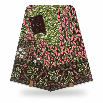 

High Quality Veritable Wax tissus Guaranteed Real pagne Wax 6yard/lot Soft 100% Cotton African Ankara Wax Print Fabric