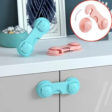 Verrou d'armoire de sécurité pour enfants, 4 pièces, Protection de sécurité Anti pincement en plastique pour enfants 