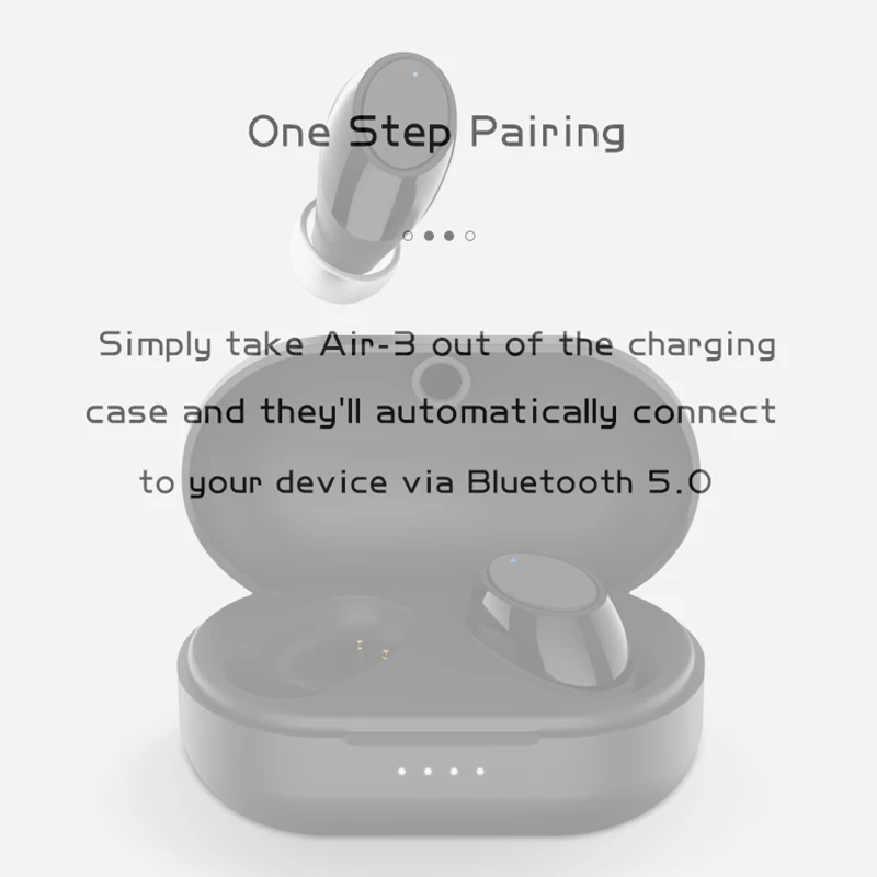 TWS Air3 Wireless Bluetooth 5 0 Earphones HIFI Gaming Smart Auto On Off Touch Control Waterproof Earbuds Mic Siri For iPhone IOS