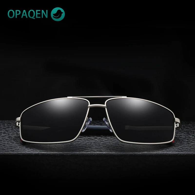 OPAQEN Модные мужские солнцезащитные очки авиаторы UV400 поляризационные с