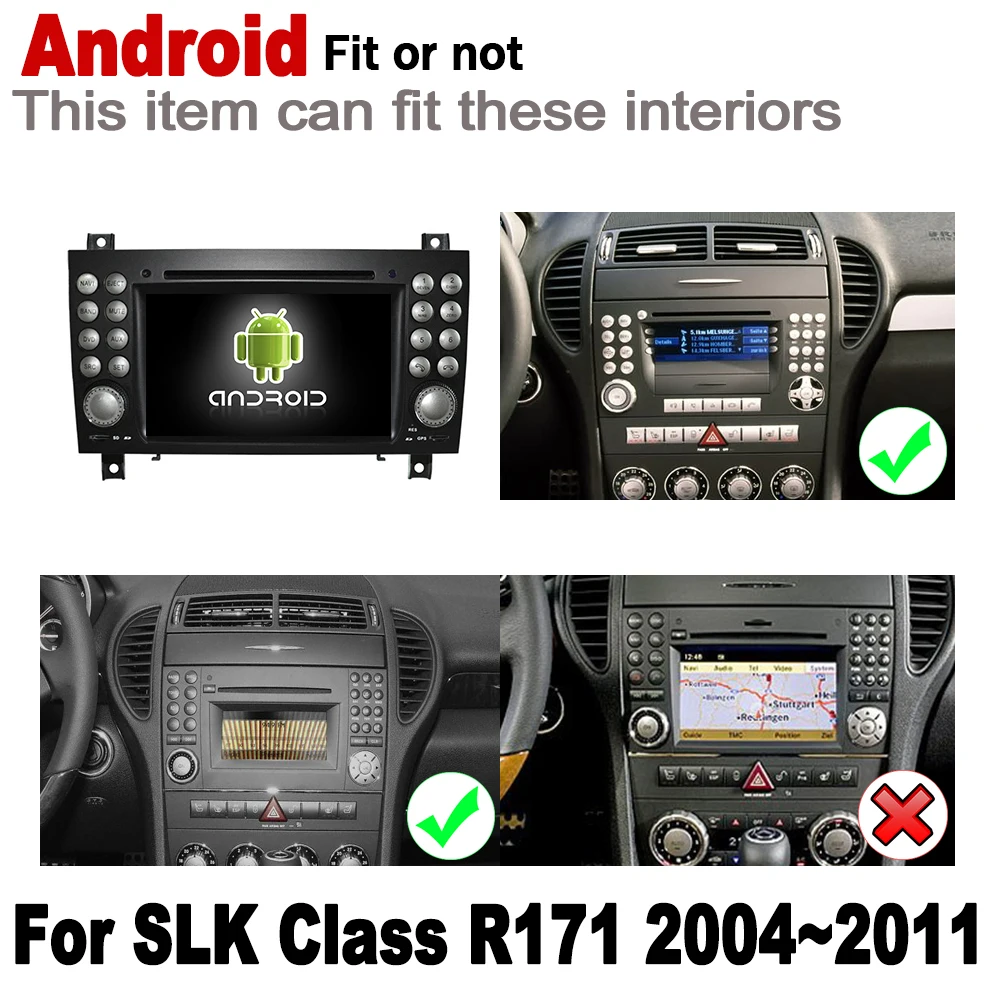 Reproductor Multimedia Para Mercedes Benz Slk Class R171 2004 ~ 2011 Ntg,  Pantalla Hd, Android Gps Para Coche, Mapa Navi, Estéreo, Estilo Original -  Reproductores Multimedia Para Coches - AliExpress