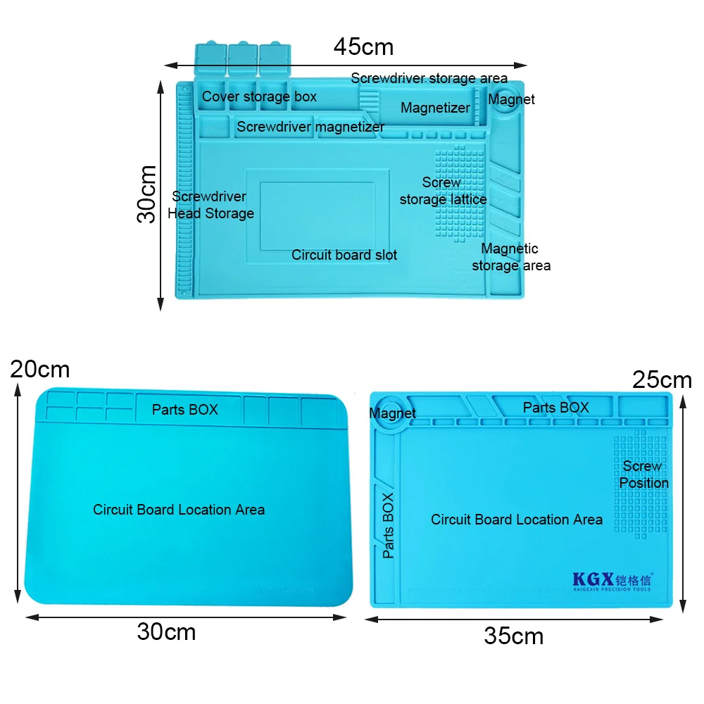 ESD Heat Insulation Working Mat Heat-resistant Soldering Station Phone Repair Insulation Pad Insulator Pad Maintenance Platform