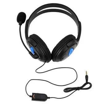 

Wireless Stereo Headphones Over Ear Wired Bilateral Gaming Headset with Microphone Compatible for PS4 PC