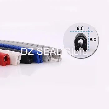 

2 Meters Car Door Window Sealing Strip U Edge Trim Protector Auto Door Noise Insulation Anti-Dust Edge Guard