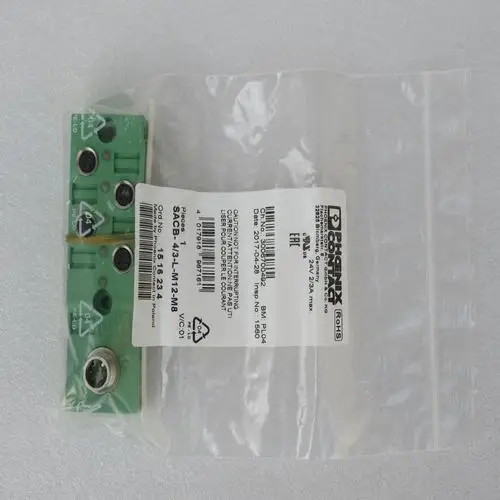 Новый КОНТАКТНЫЙ модуль PHCENIX SACB-4/3-L-M12-M8 SACB-4 3-L-M12-M8 1516234 переключатель |