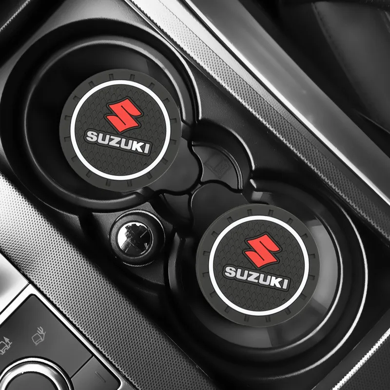 2 шт. автомобильный Противоскользящий коврик для чашки воды Suzuki Свифт VITARA SX4