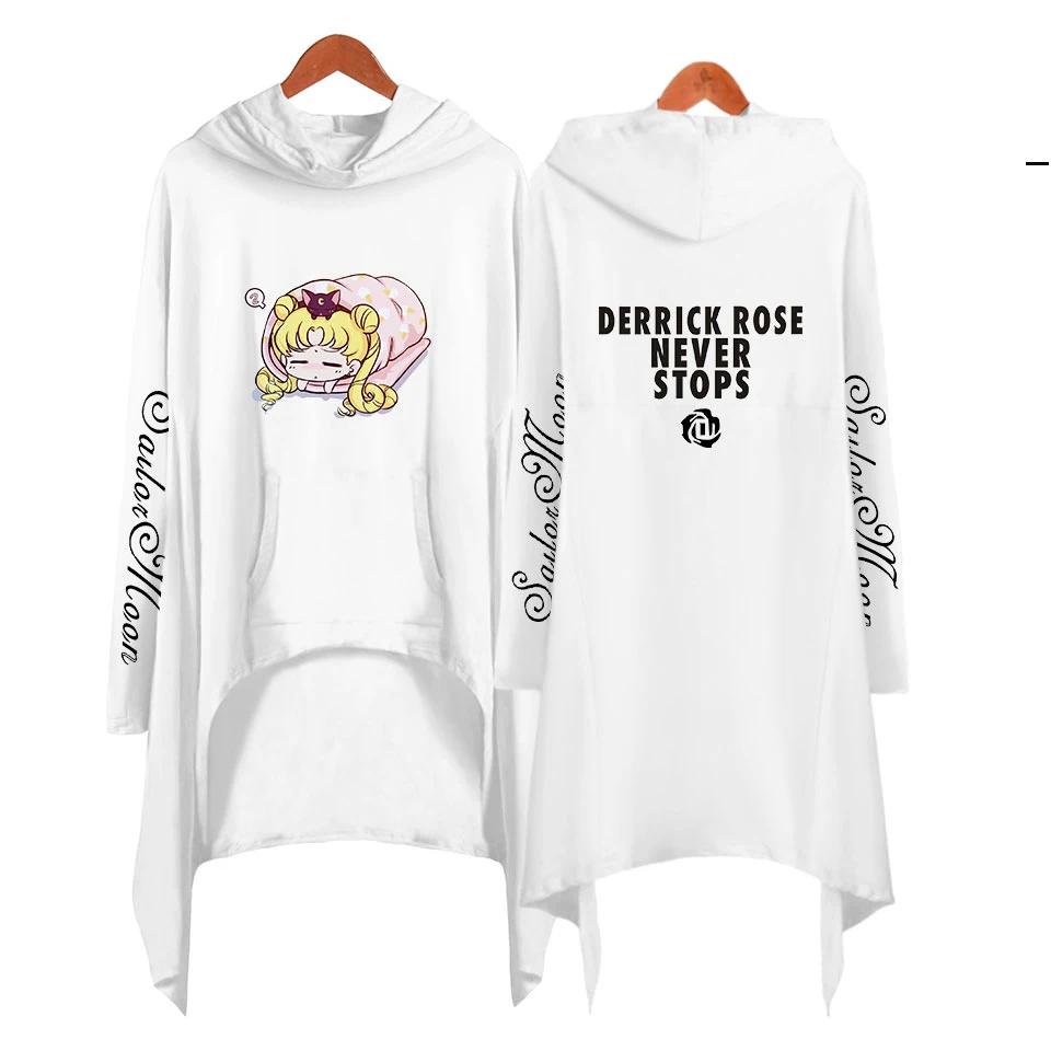 Сейлор Мун 90s мультфильм Толстовка Harajuku Ulzzang Толстовка женские толстовки в богемном стиле осенние креативные длинные женские пуловеры