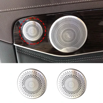 

Car Door Illuminate Speaker Tweeter Cover For Mercedes Benz GLC W213 W205 E C Class Series Luminous Loudspeaker Lid Trim