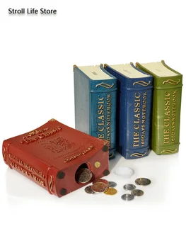 

Creative Money Boxes Retro Children's Large Piggy Bank for Paper Money Coin Cash Box Book Storage Spaarpot Birthday Gift FP067