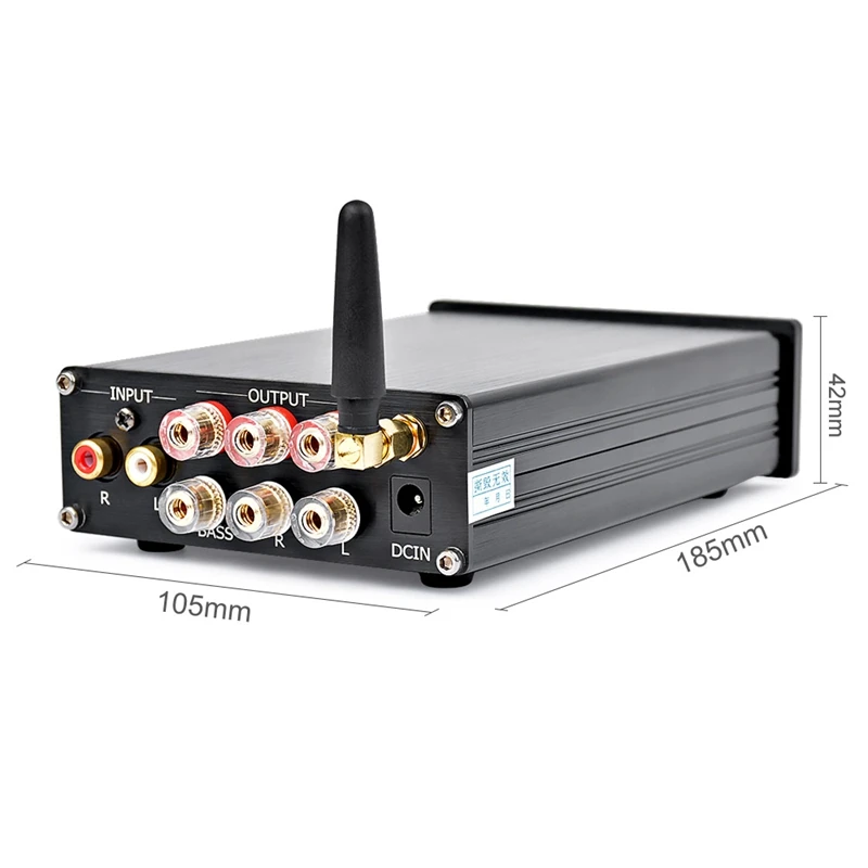 Abkt-bluetooth сабвуфер усилитель 100 Вт Hifi стерео Tpa3116 2,1 Регулировка громкости усилитель мощности аудио усилитель 50Wx2