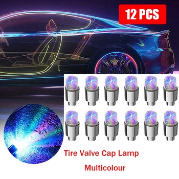 

Twelve of you Wheel lamp LED universal flash tire valve cover lamp motorcycle multi color bicycle
