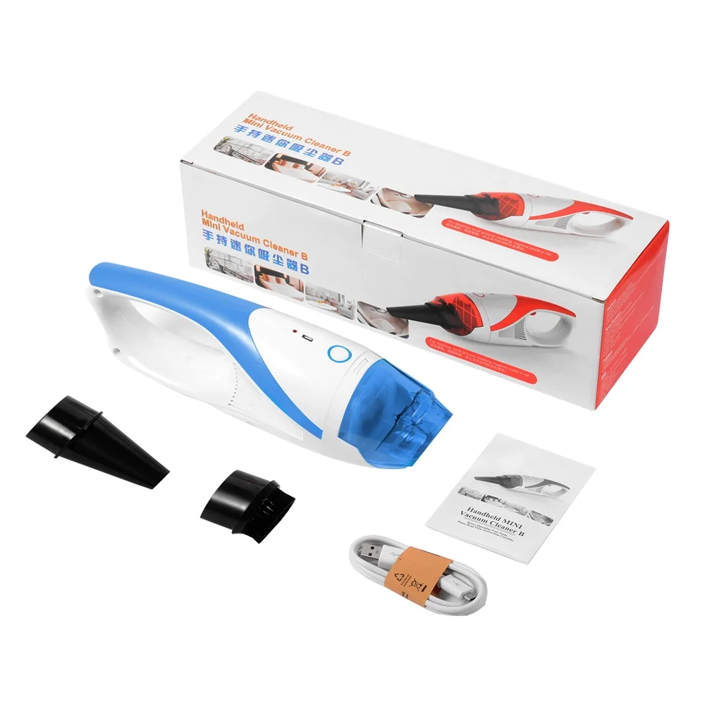 Портативный мини беспроводной пылесос B перезаряжаемый портативный USB Авто