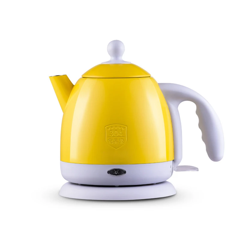 

Stainless Steel Electric Kettle Paint Electric Kettle 1.0L Mini Tea Pot Gift Customization Machine Machine Kitchen Appliances