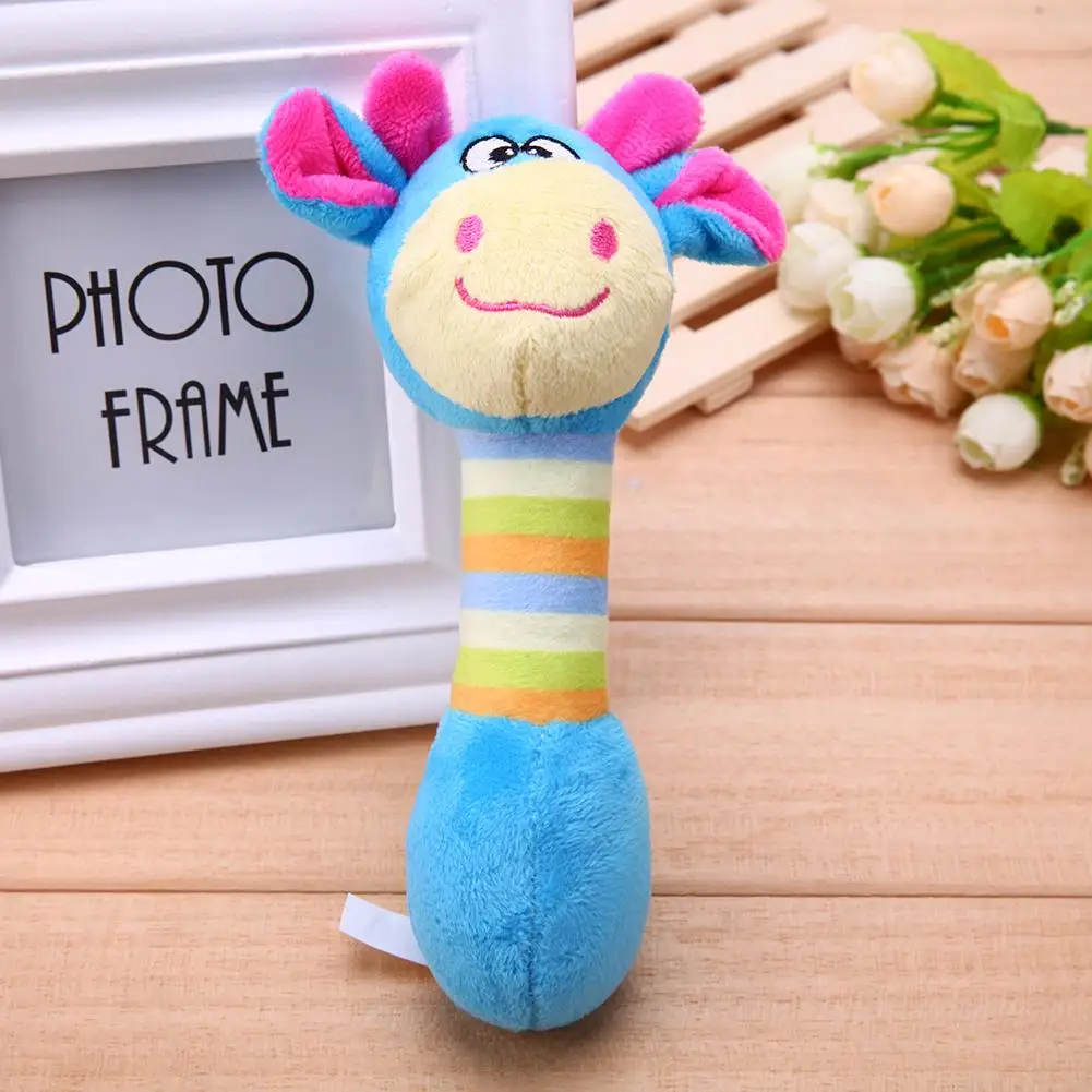 Cute Pet Dog Toys Chew Squeaker Animals Pet Toys Plush Puppy Honking Squirrel For Dogs Cat Chew Squeak Toy Dog Goods 2