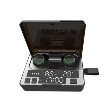 

1536 Sports Touch Control Noise Cancelling Universal Charging Box Bluetooth Earphone Portable Waterproof LED Digital Display