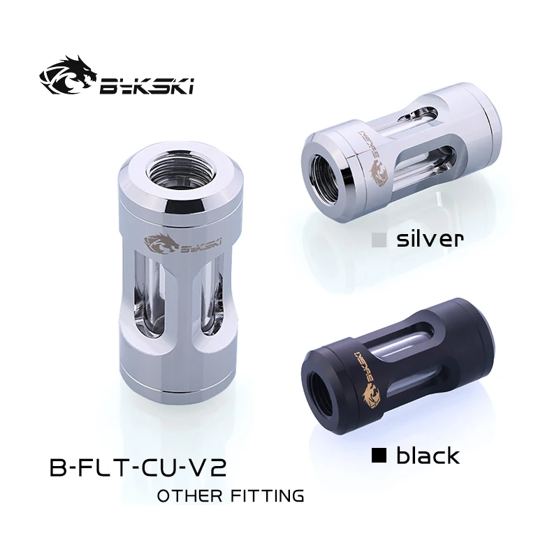 Bykski B FLT CU V2 полностью медные защитные фильтры акриловый корпус G1/4 Двойная