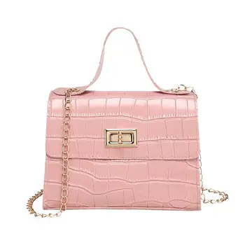 

2020 Summer Women Shoulder Bag Chain Messager Crossbody Bag Tide Mini Small Package PU Leather Sweet Lady Mobile Phone Bag