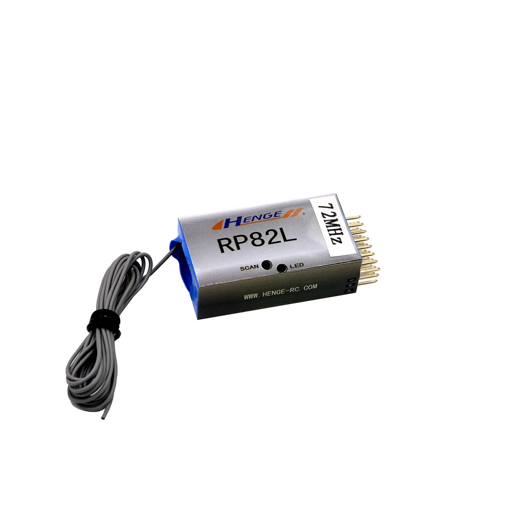 Henge RP82L 72Mhz Synthesized Dual-Conv 8Ch Receiver for Futaba JR Same as Corona RP8D1 | Игрушки и хобби